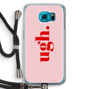 Ugh: Samsung Galaxy S6 Transparant Hoesje met koord