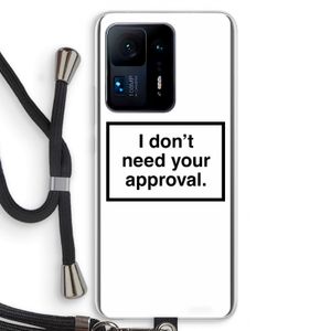 Don't need approval: Xiaomi Mi Mix 4 Transparant Hoesje met koord