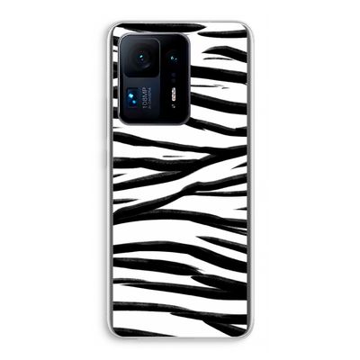 Zebra pattern: Xiaomi Mi Mix 4 Transparant Hoesje