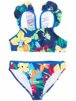 POLO RALPH LAUREN KIDS bikini à fleurs - Bleu