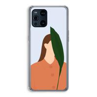 Leaf: Oppo Find X3 Pro Transparant Hoesje - thumbnail