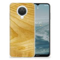 Nokia G20 | G10 | Bumper Hoesje | Licht Hout
