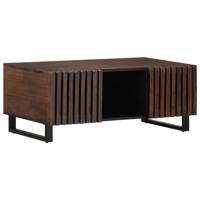 Salontafel 100x55x40 cm massief mangohout bruin - thumbnail