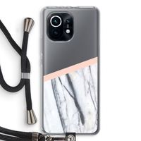 A touch of peach: Xiaomi Mi 11 Transparant Hoesje met koord