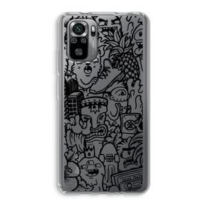 Vexx Black Mixtape: Xiaomi Redmi Note 10S Transparant Hoesje
