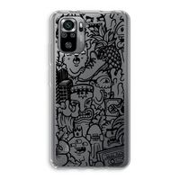 Vexx Black Mixtape: Xiaomi Redmi Note 10S Transparant Hoesje