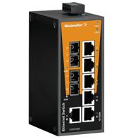 Weidmüller IE-SW-BL08-6TX-2SC Unmanaged L2 Fast Ethernet (10/100) Zwart, Oranje