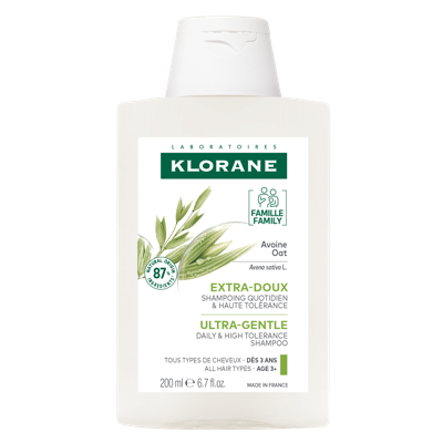 Klorane Haar Shampooing à l'Avoine 200ml | Voor Shampoo Zonder Parabenen