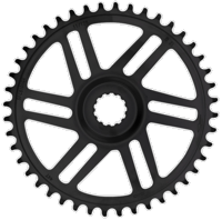 KMC bosch e-bike chainring 44t zwart