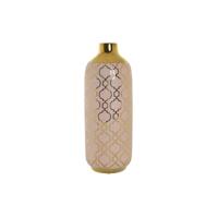 Vaas DKD Home Decor Porselein Roze Gouden Orientaals (15 x 15 x 41,5 cm)