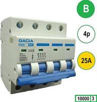 Enzo Gacia Installatieautomaat 25A. B kar 4p GACIA - 4517824