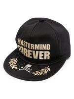 Mastermind Japan logo-embroidered flat-peak cap - Noir - thumbnail