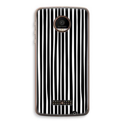 Stripes: Motorola Moto Z Force Transparant Hoesje