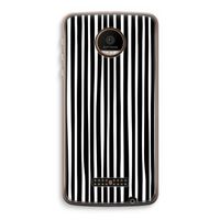 Stripes: Motorola Moto Z Force Transparant Hoesje