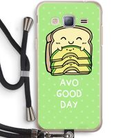 Avo Good Day: Samsung Galaxy J3 (2016) Transparant Hoesje met koord