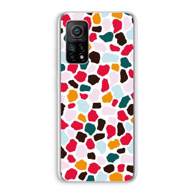 Colored Giraffe: Xiaomi Mi 10T 5G Transparant Hoesje