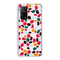 Colored Giraffe: Xiaomi Mi 10T 5G Transparant Hoesje