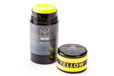 Kettingsmeermiddel Wend Wax-On 80ml - geel