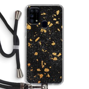 Terrazzo N°7: Samsung Galaxy M31 Transparant Hoesje met koord