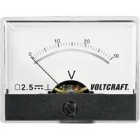 VOLTCRAFT AM-60X46/30V/DC AM-60X46/30V/DC Inbouwmeter AM-60X46/60 V/DC 30 V Draaispoel