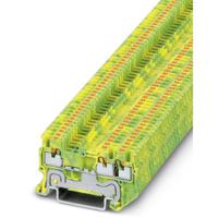 Phoenix Contact 3208171 Aardklem 3-etages 3.5 mm Snelaansluiting Groen, Geel 50 stuk(s)