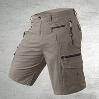 Voor heren Tactische korte broek Cargoshorts Korte broek Wandelshorts nappi Meerdere zakken Effen Draagbaar Korte Buiten Dagelijks KamperenWandelen Katoenmix Modieus Klassiek Zwart Lichtgroen Lightinthebox - thumbnail