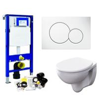 Geberit Up320 Toiletset 67 Econ Rimfree Met Zitting En Sigma Drukplaat - Sigma 01 - Wit - 115770115