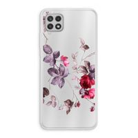 Mooie bloemen: Samsung Galaxy A22 4G Transparant Hoesje