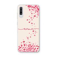 Hartjes en kusjes: Samsung Galaxy A70 Transparant Hoesje Hartjes en kusjes: Samsung Galaxy A70 Transparant Hoesje