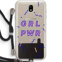 GRL PWR: Samsung Galaxy J7 (2017) Transparant Hoesje met koord