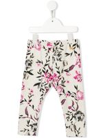 Roberto Cavalli Junior Legging met bloemenprint - Beige - thumbnail