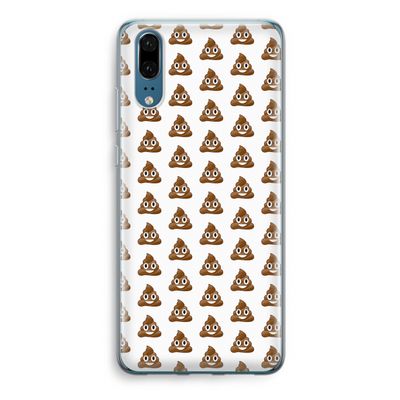 Poop emoji: Huawei P20 Transparant Hoesje