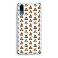 Poop emoji: Huawei P20 Transparant Hoesje