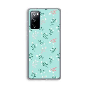 Small white flowers: Samsung Galaxy S20 FE / S20 FE 5G Transparant Hoesje