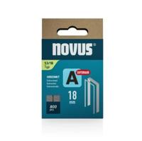 Novus Niet met fijne draad A 53/18mm Superhard (800 stuks) - 042-0782