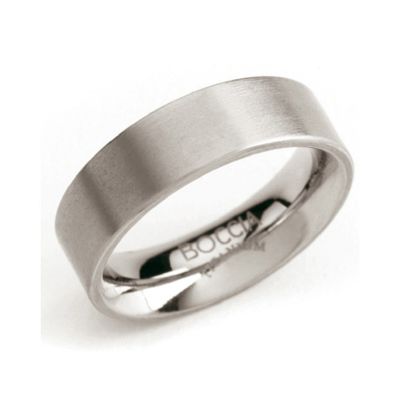 Boccia 0101-01 Ring Titanium zilverkleurig 6 mm