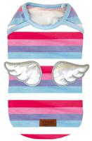 Croci T-shirt hond top wings gestreept - thumbnail