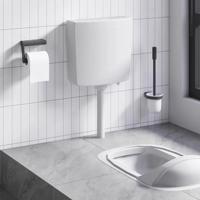 VidaXL Toiletstortbak met watertoevoer onderin 3/6 l grijs VidaXL Toiletstortbak met watertoevoer onderin 3/6 l grijs