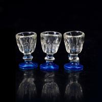 3 stuks mini transparante Goblet glazen Bierpul Doll House model accessoires