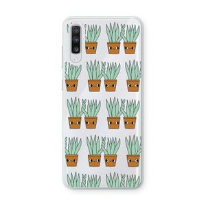 Sansevieria: Samsung Galaxy A70 Transparant Hoesje