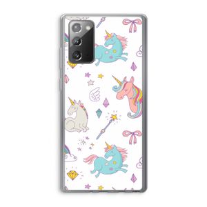 Fantasiewereld: Samsung Galaxy Note 20 / Note 20 5G Transparant Hoesje