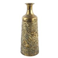 Countryfield bloemenvaas - goud - metaal - Art Deco de luxe - D21 x H54 cm   - - thumbnail