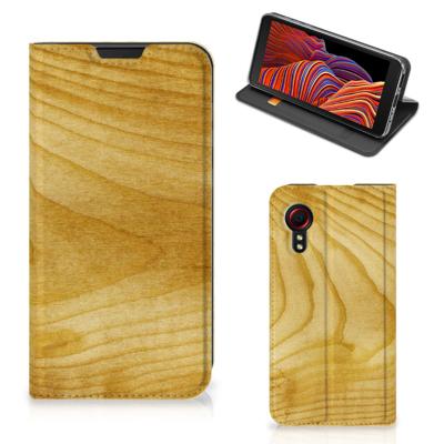 Samsung Galaxy Xcover 5 Book | Wallet Case | Licht Hout