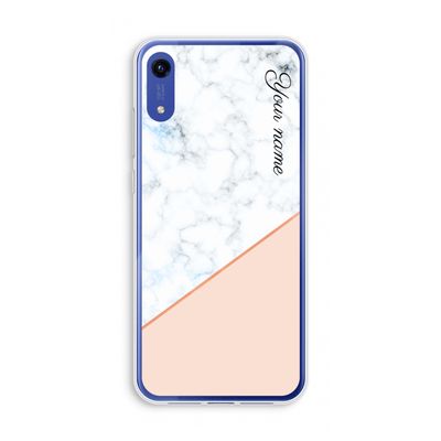 Marmer in stijl: Honor Play 8A Transparant Hoesje