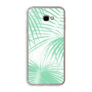 Palmbladeren: Samsung Galaxy J4 Plus Transparant Hoesje