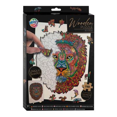 Creative Craft Group Houten legpuzzel leeuw, 140st.