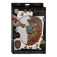 Creative Craft Group Houten legpuzzel leeuw, 140st.