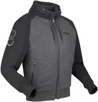 BERING Lynx, Motorhoodie heren, Zwart-Grijs