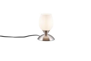 Trio Tafellamp nikkelCup Ii wit glas - R59441007