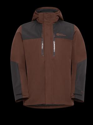 Jack wolfskin Jasper 3 in 1 jas Heren Hot Choc M